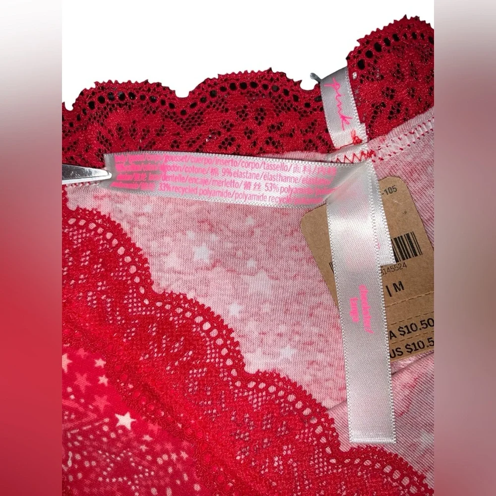-NWT-VS PINK Cheekster Panties Undergarment Size M